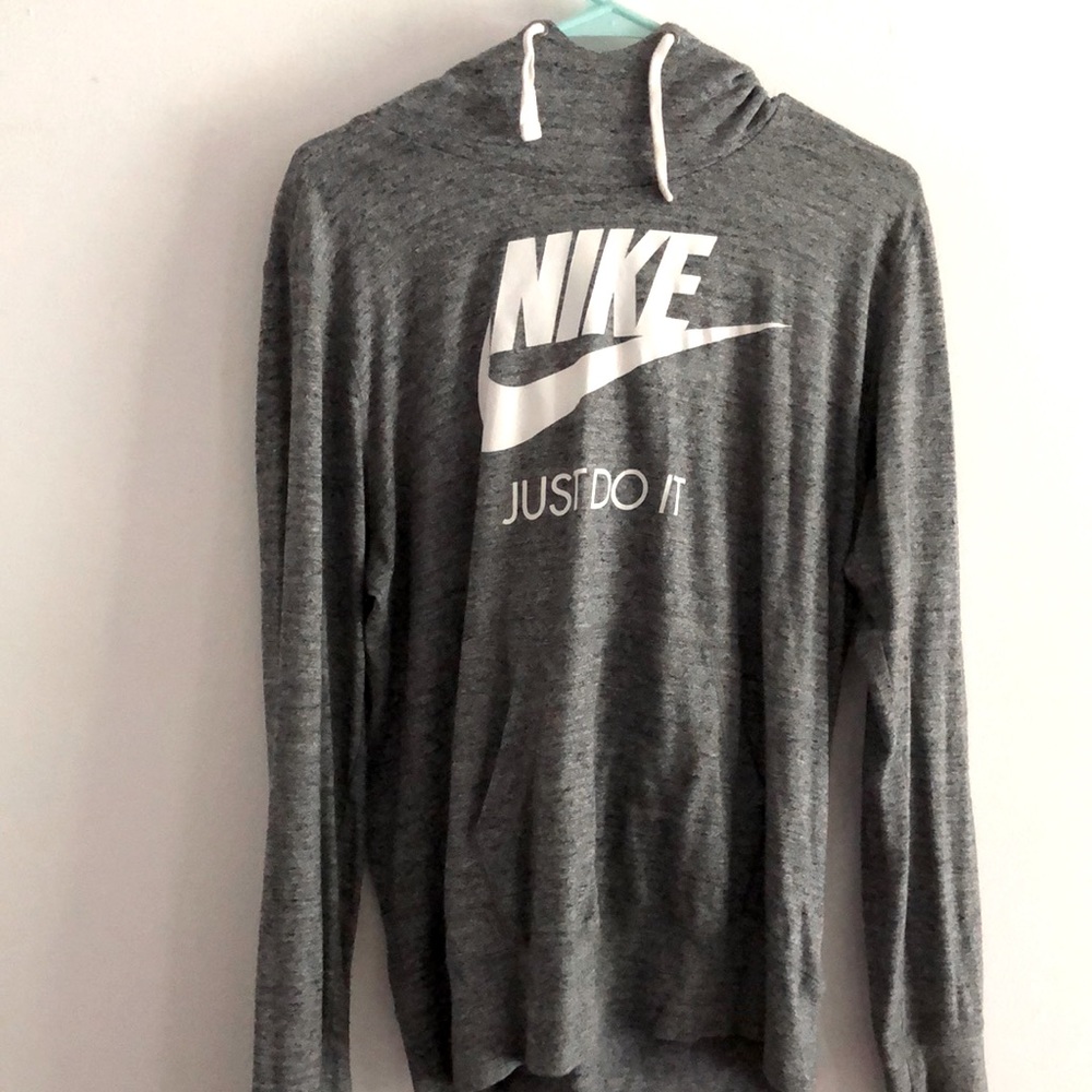 Gray Nike hoodie